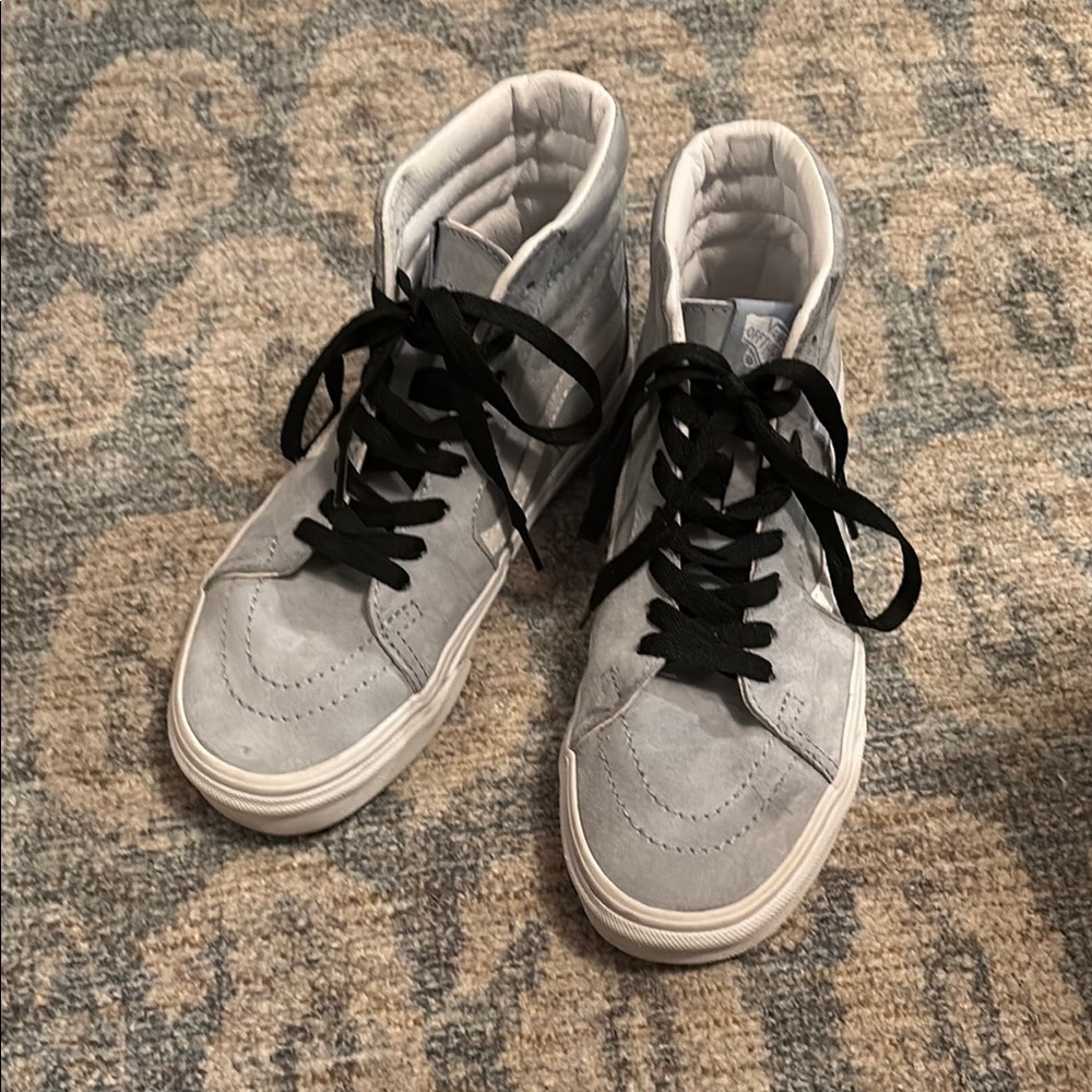Gray high tops vans